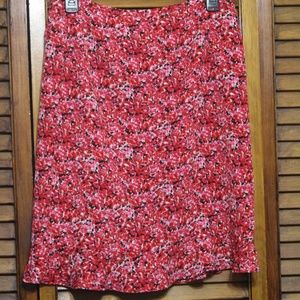 Vintage JN Apparel New York Floral Abstract Skirt